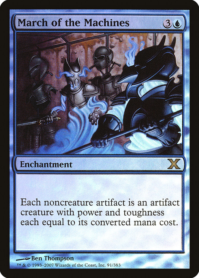 March of the Machines (Premium Foil) [Tenth Edition] | Pegasus Games WI