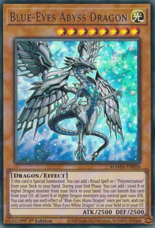 Blue-Eyes Abyss Dragon [MAMA-EN056] Ultra Rare | Pegasus Games WI