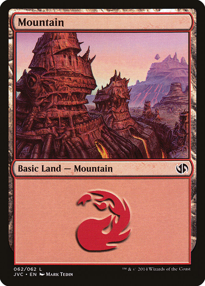 Mountain (62) [Duel Decks Anthology] | Pegasus Games WI