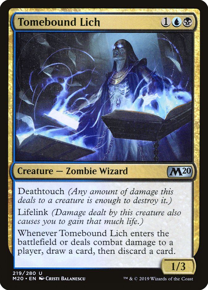 Tomebound Lich [Core Set 2020] | Pegasus Games WI