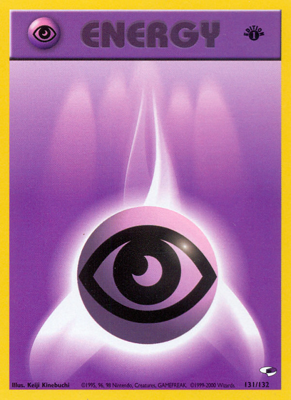Psychic Energy (131/132) [Gym Heroes 1st Edition] | Pegasus Games WI