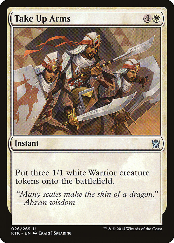 Take Up Arms [Khans of Tarkir] | Pegasus Games WI