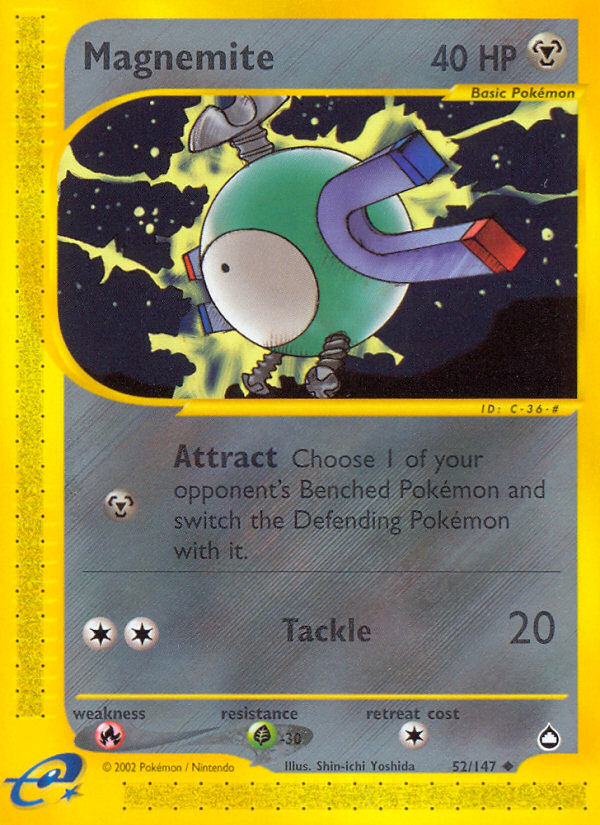 Magnemite (52/147) [Aquapolis] | Pegasus Games WI