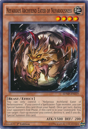 Nefarious Archfiend Eater of Nefariousness [SDMP-EN019] Common | Pegasus Games WI