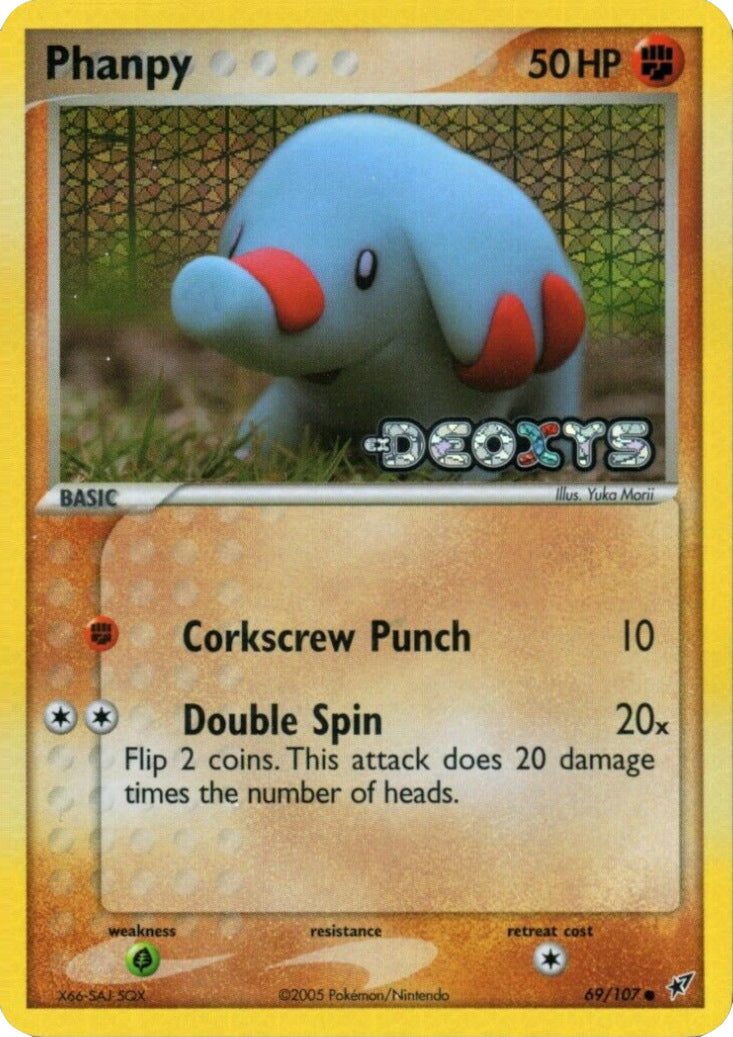 Phanpy (69/107) (Stamped) [EX: Deoxys] | Pegasus Games WI