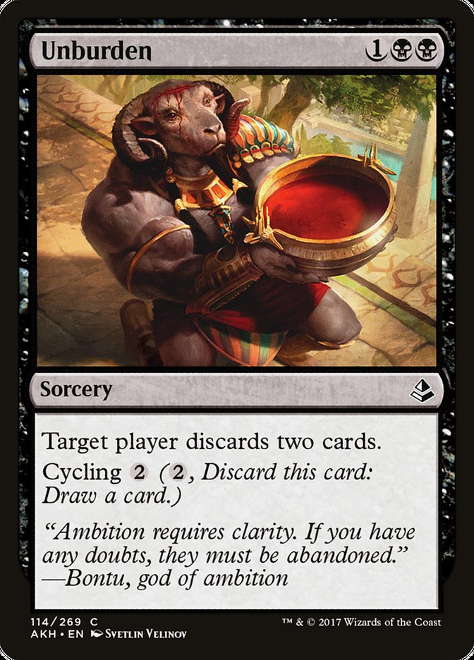 Unburden [Amonkhet] | Pegasus Games WI