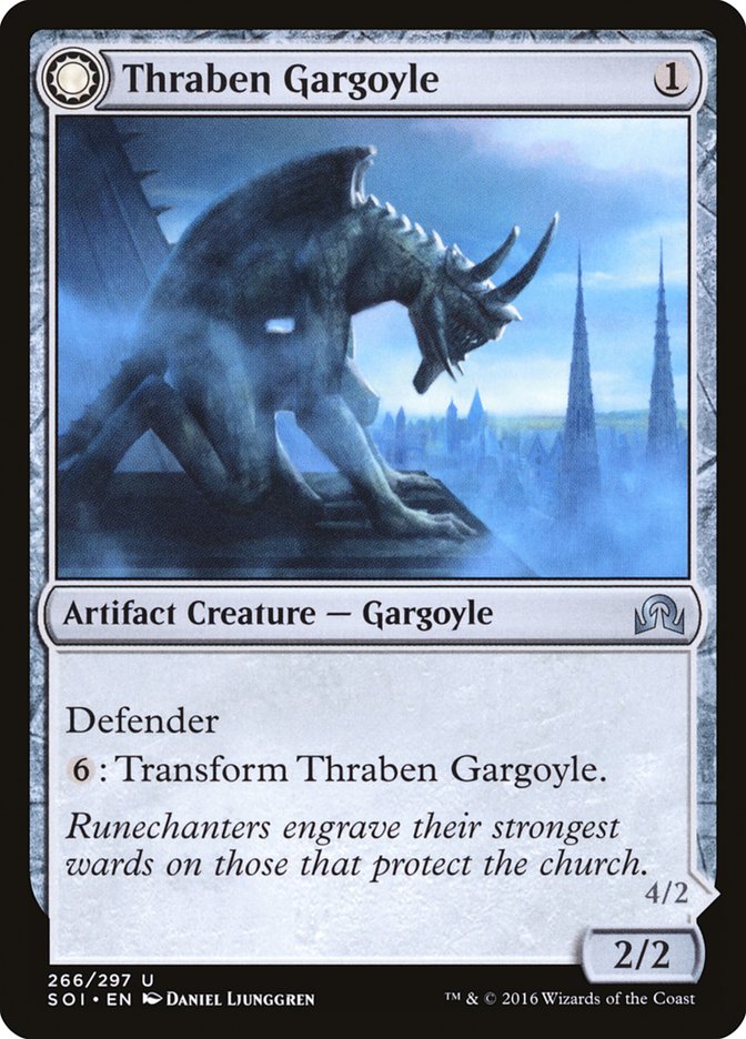 Thraben Gargoyle // Stonewing Antagonizer [Shadows over Innistrad] | Pegasus Games WI
