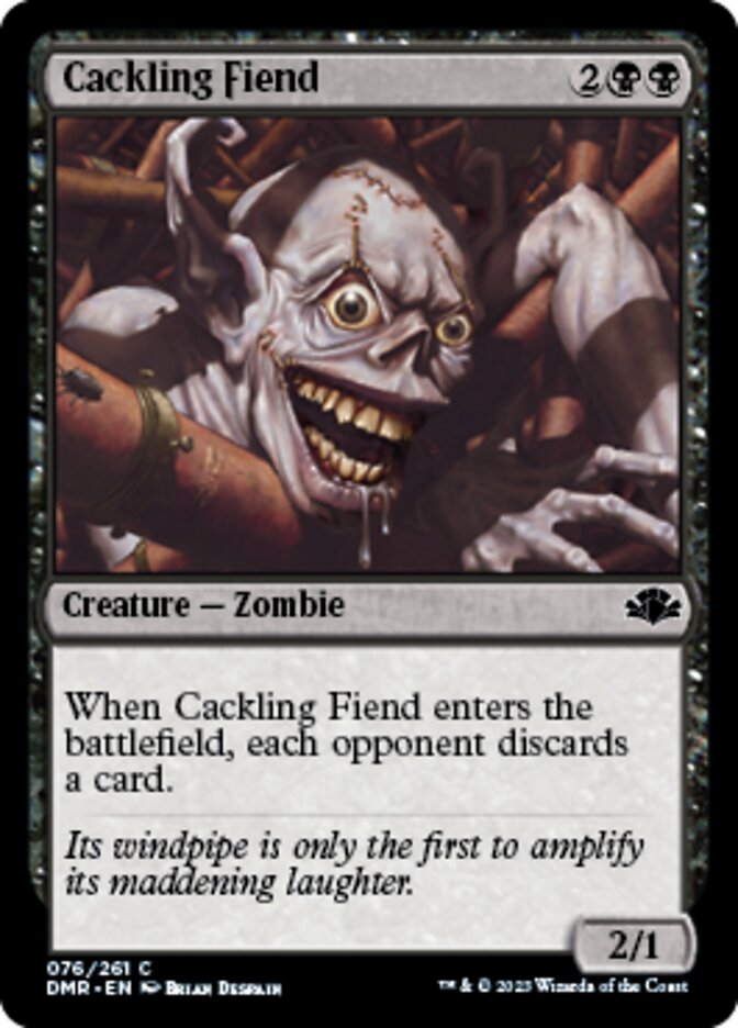 Cackling Fiend [Dominaria Remastered] | Pegasus Games WI