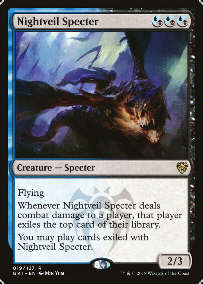 Nightveil Specter [Guilds of Ravnica Guild Kit] | Pegasus Games WI