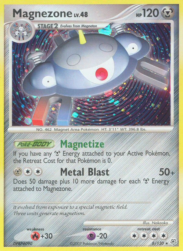 Magnezone (8/130) [Diamond & Pearl: Base Set] | Pegasus Games WI