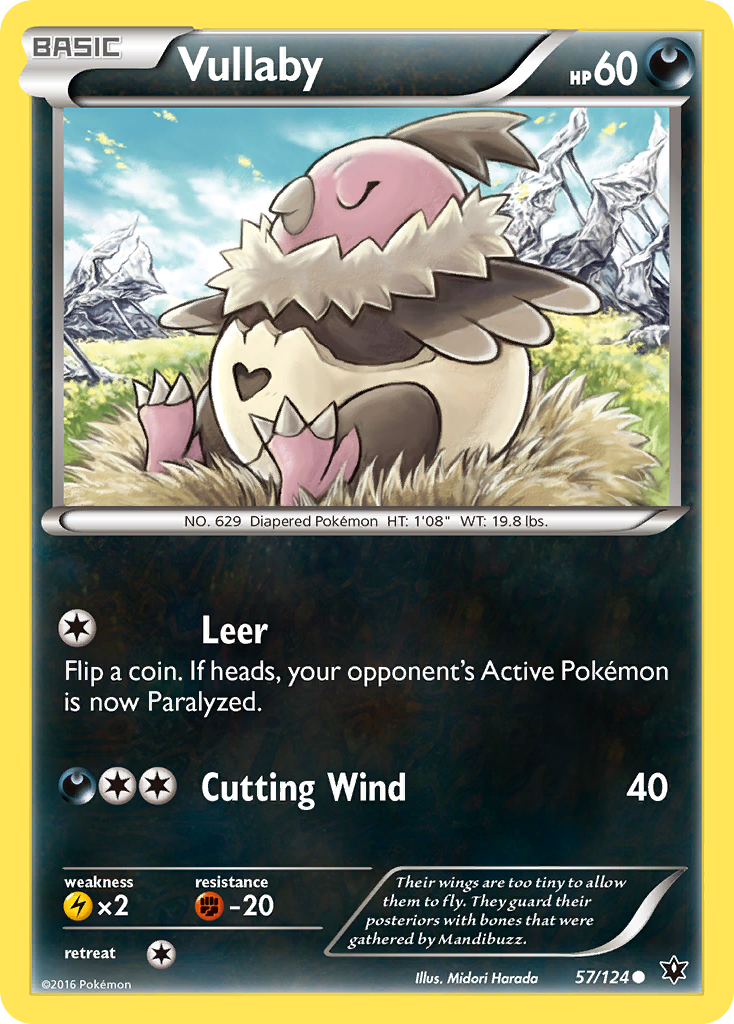 Vullaby (57/124) [XY: Fates Collide] | Pegasus Games WI