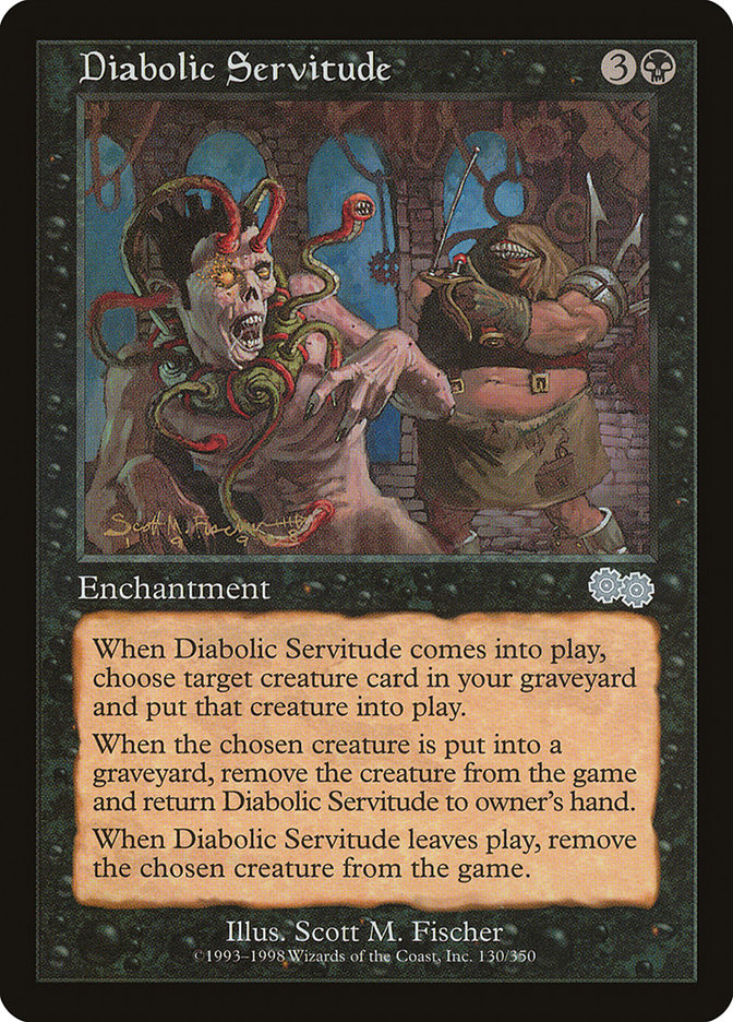 Diabolic Servitude [Urza's Saga] | Pegasus Games WI