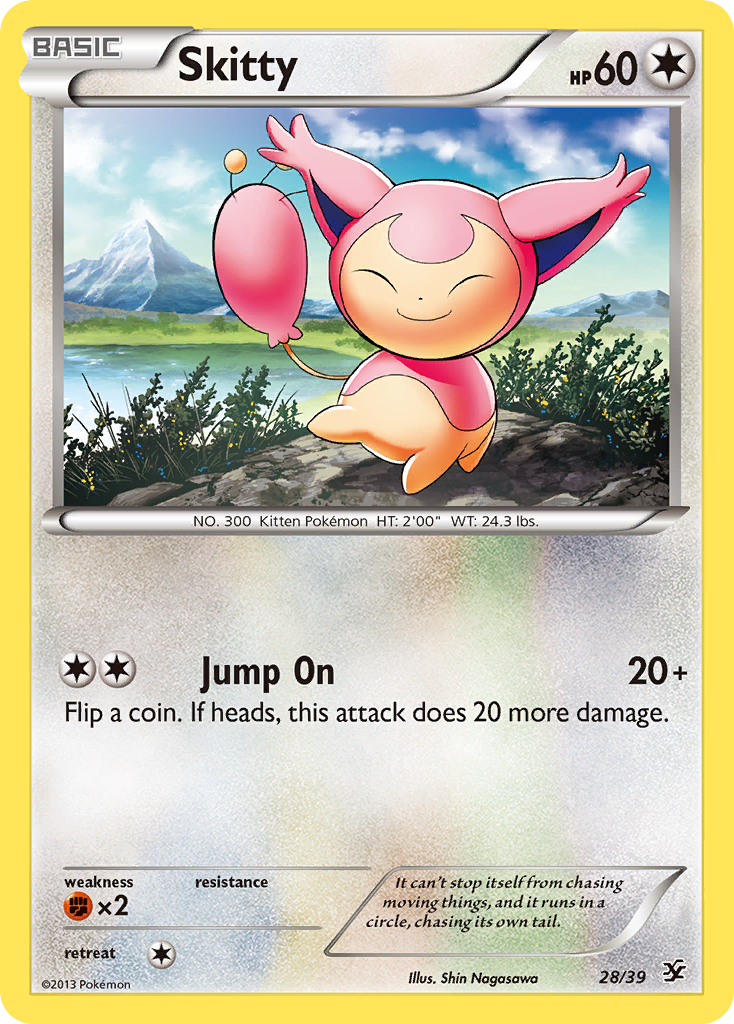 Skitty (28/39) [XY: Kalos Starter Set] | Pegasus Games WI