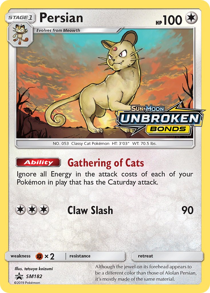 Persian (SM182) [Sun & Moon: Black Star Promos] | Pegasus Games WI