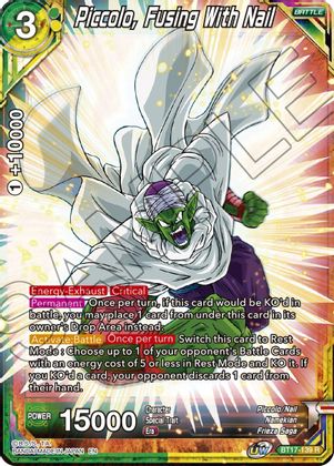 Piccolo, Fusing With Nail (BT17-139) [Ultimate Squad] | Pegasus Games WI