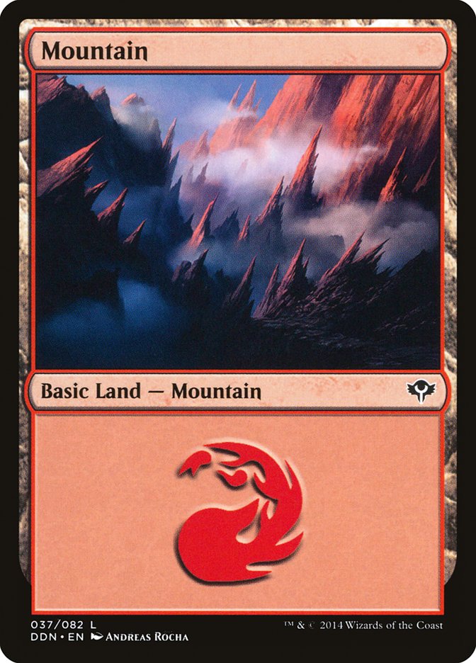 Mountain (37) [Duel Decks: Speed vs. Cunning] | Pegasus Games WI