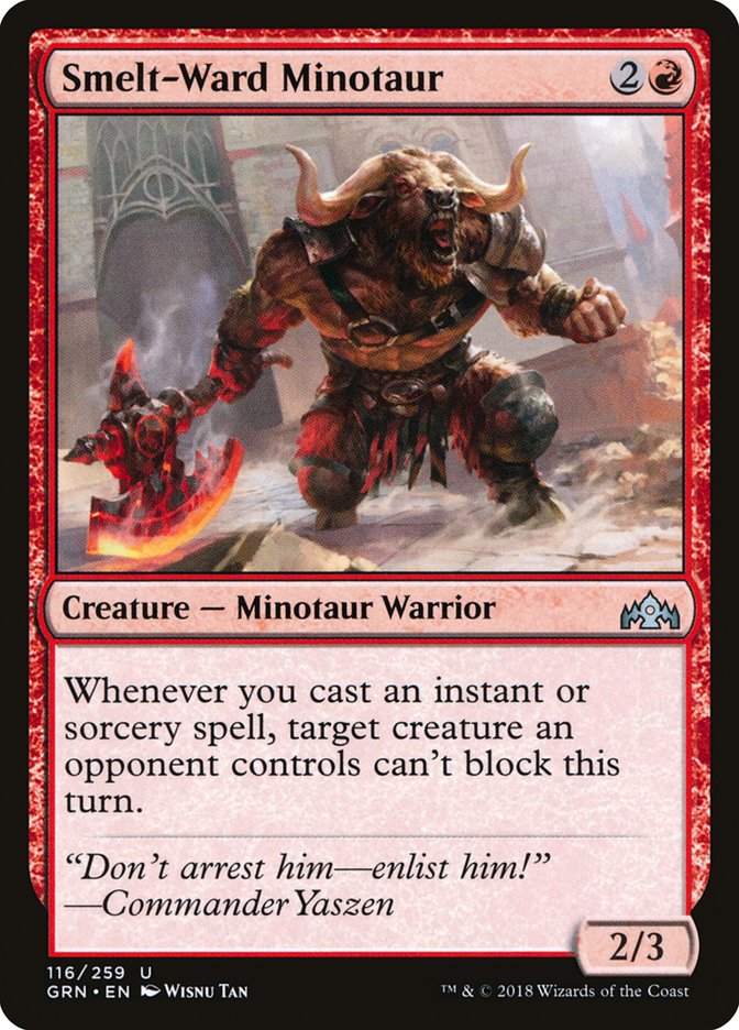 Smelt-Ward Minotaur [Guilds of Ravnica] | Pegasus Games WI