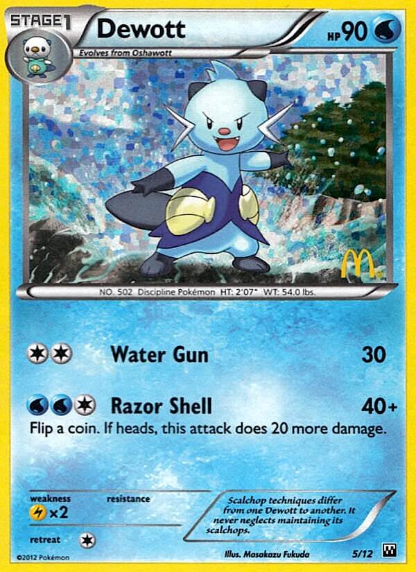 Dewott (5/12) [McDonald's Promos: 2012 Collection] | Pegasus Games WI