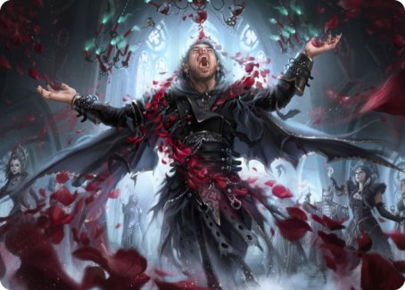 Bloodsoaked Reveler Art Card [Innistrad: Crimson Vow Art Series] | Pegasus Games WI