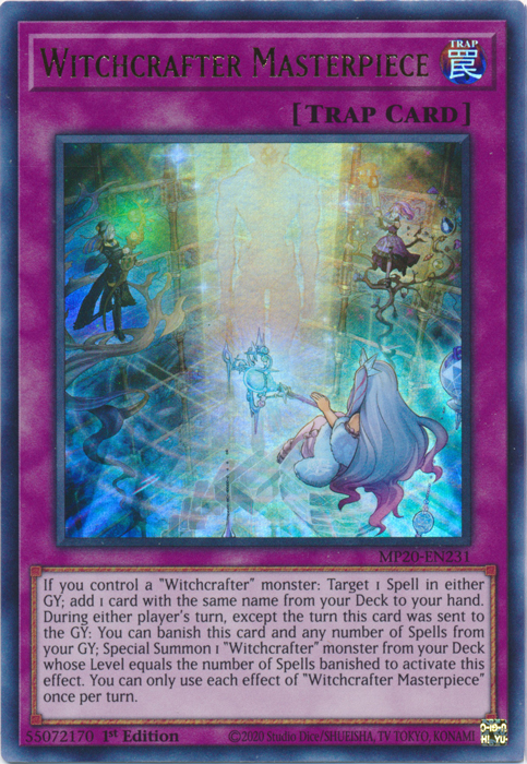 Witchcrafter Masterpiece [MP20-EN231] Ultra Rare | Pegasus Games WI