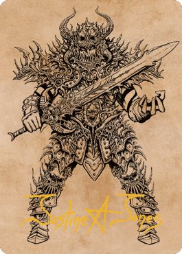 Sarevok, Deathbringer Art Card (Gold-Stamped Signature) [Commander Legends: Battle for Baldur's Gate Art Series] | Pegasus Games WI