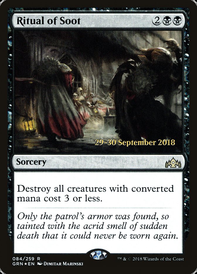 Ritual of Soot [Guilds of Ravnica Prerelease Promos] | Pegasus Games WI