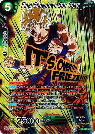 Final Showdown Son Goku (SPR) [TB3-035_SPR] | Pegasus Games WI