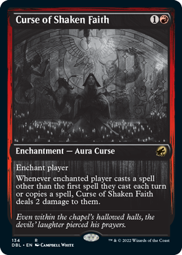 Curse of Shaken Faith [Innistrad: Double Feature] | Pegasus Games WI