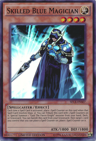 Skilled Blue Magician (SE) [SECE-ENS07] Super Rare | Pegasus Games WI
