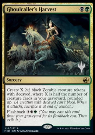 Ghoulcaller's Harvest (Promo Pack) [Innistrad: Midnight Hunt Promos] | Pegasus Games WI