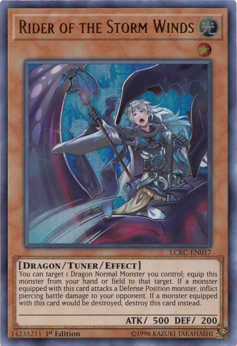 Rider of the Storm Winds [LCKC-EN017] Ultra Rare | Pegasus Games WI