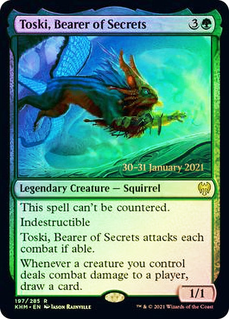 Toski, Bearer of Secrets [Kaldheim Prerelease Promos] | Pegasus Games WI