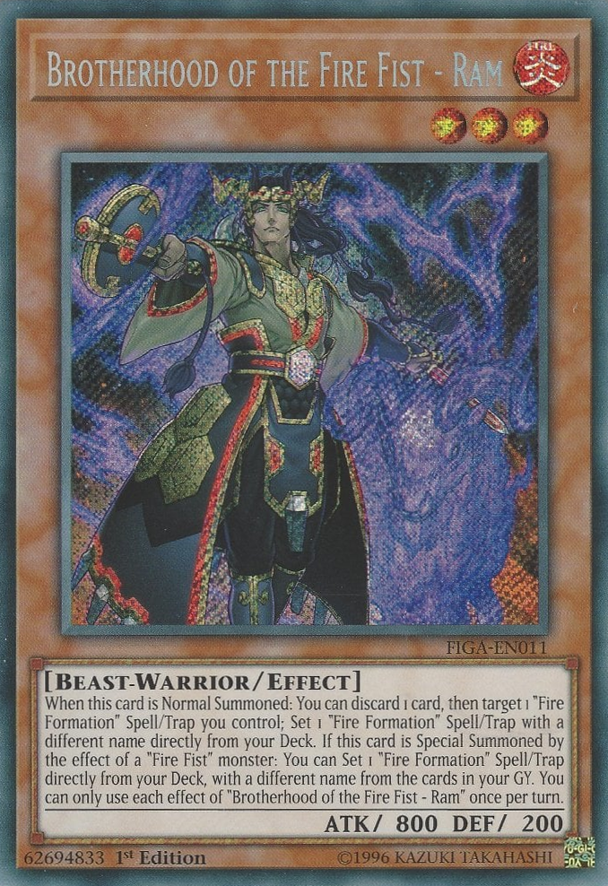 Brotherhood of the Fire Fist - Ram [FIGA-EN011] Secret Rare | Pegasus Games WI