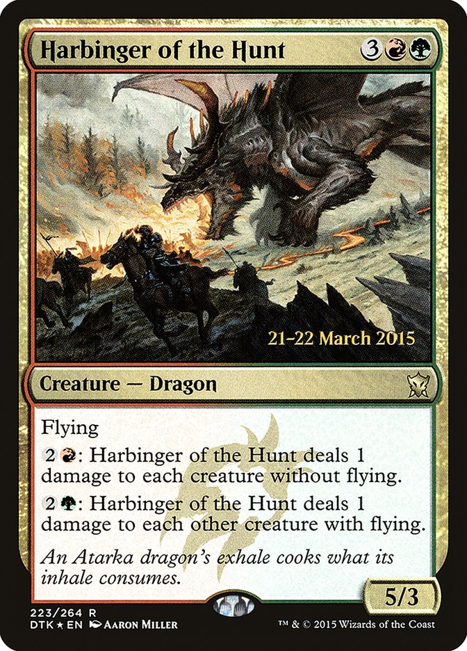 Harbinger of the Hunt [Dragons of Tarkir Prerelease Promos] | Pegasus Games WI