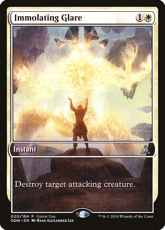 Immolating Glare (Game Day) (Extended Art) [Oath of the Gatewatch Promos] | Pegasus Games WI