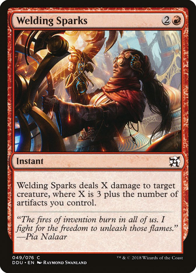 Welding Sparks [Duel Decks: Elves vs. Inventors] | Pegasus Games WI