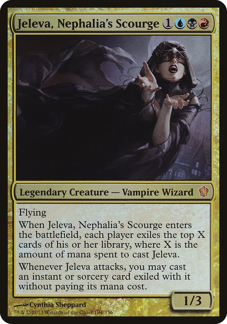 Jeleva, Nephalia's Scourge (Oversized) [Commander 2013 Oversized] | Pegasus Games WI