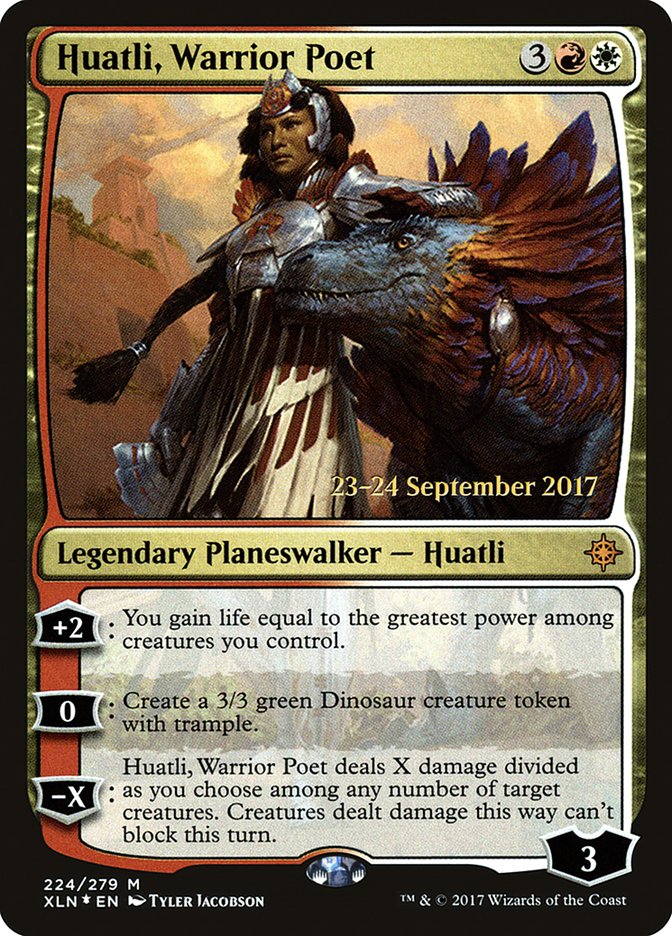 Huatli, Warrior Poet [Ixalan Prerelease Promos] | Pegasus Games WI