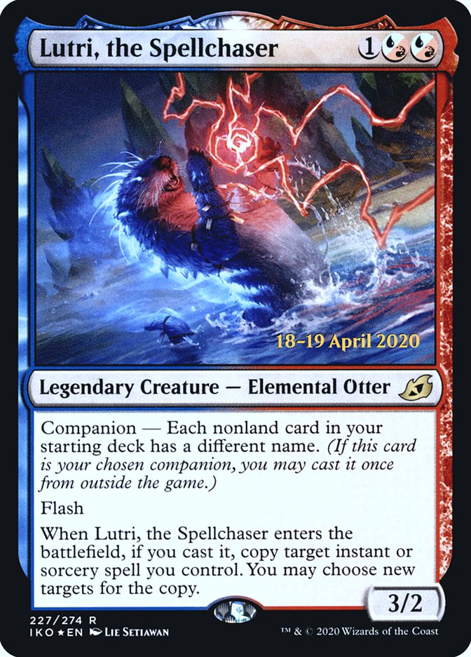 Lutri, the Spellchaser [Ikoria: Lair of Behemoths Prerelease Promos] | Pegasus Games WI