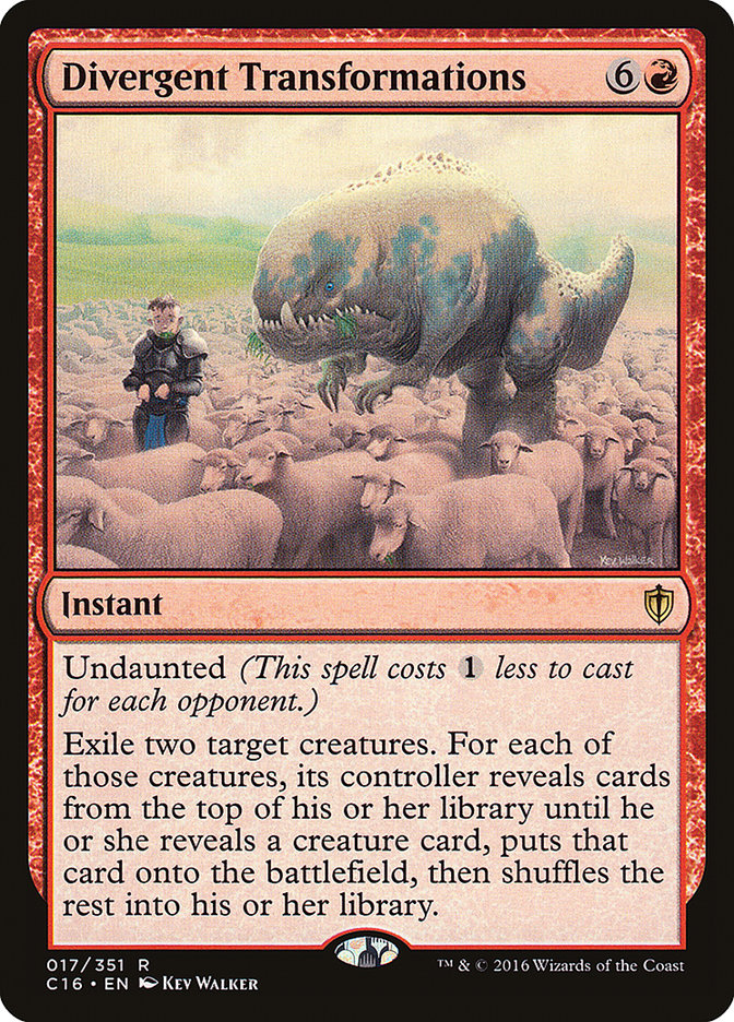Divergent Transformations [Commander 2016] | Pegasus Games WI