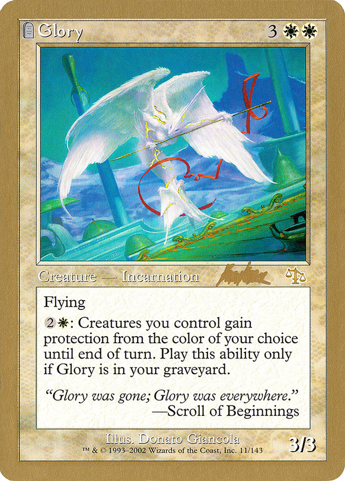 Glory (Brian Kibler) [World Championship Decks 2002] | Pegasus Games WI