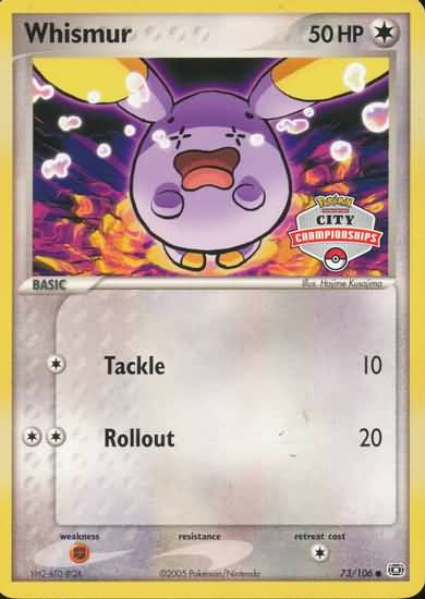 Whismur (73/106) (City Championship) [EX: Emerald] | Pegasus Games WI