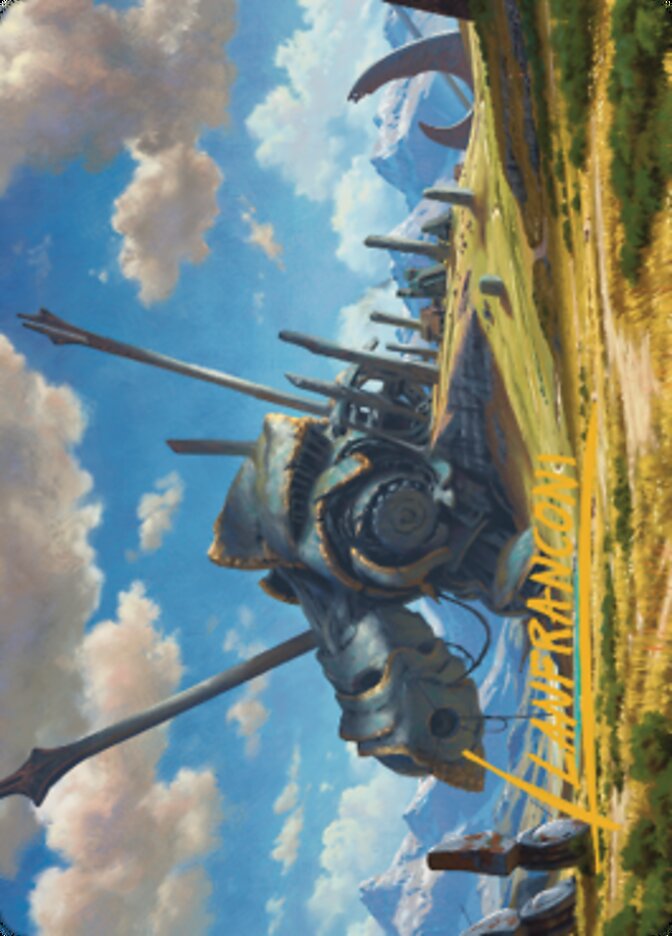 Plains Art Card 1 (Gold-Stamped Signature) [Dominaria United Art Series] | Pegasus Games WI
