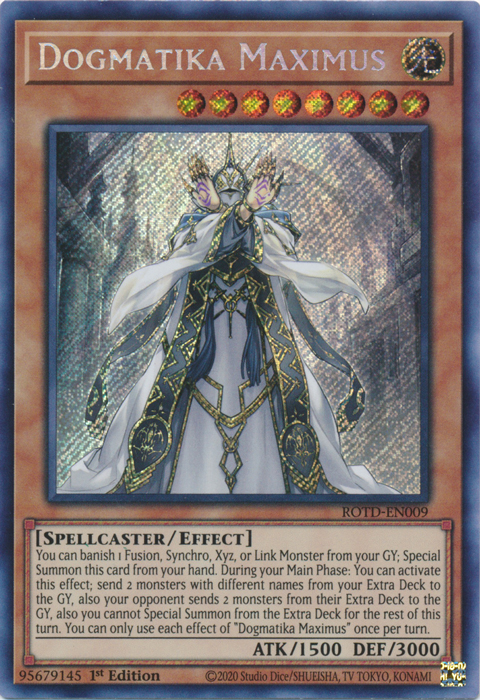 Dogmatika Maximus [ROTD-EN009] Secret Rare | Pegasus Games WI