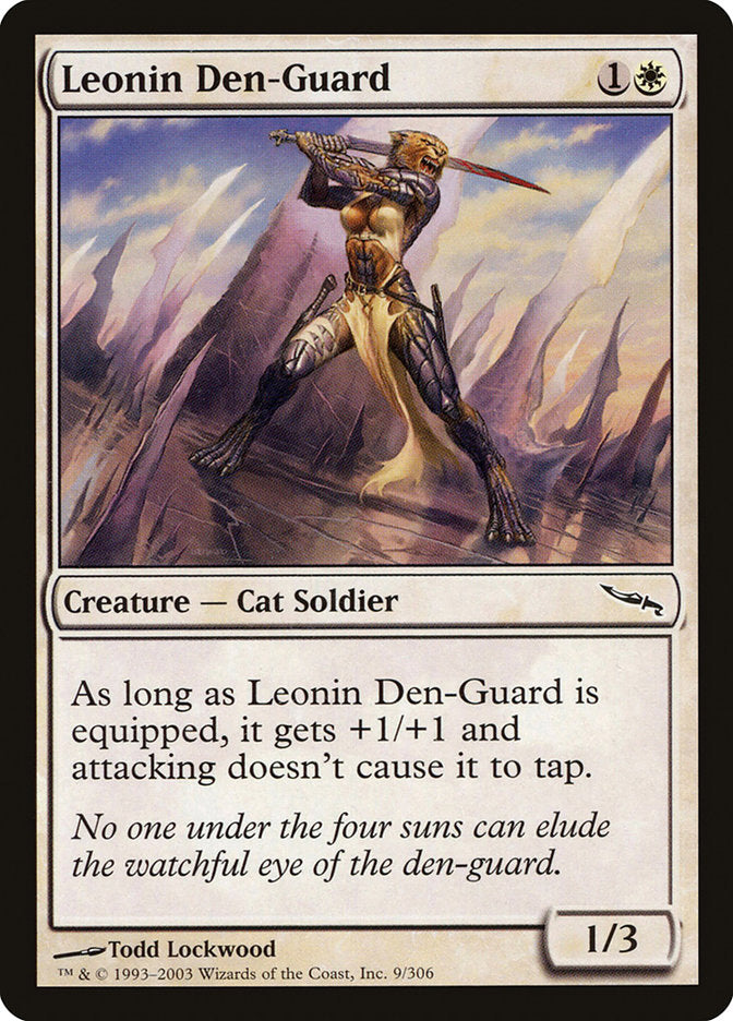 Leonin Den-Guard [Mirrodin] | Pegasus Games WI