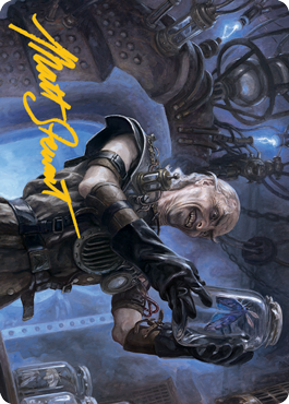 Delver of Secrets Art Card (Gold-Stamped Signature) [Innistrad: Midnight Hunt Art Series] | Pegasus Games WI