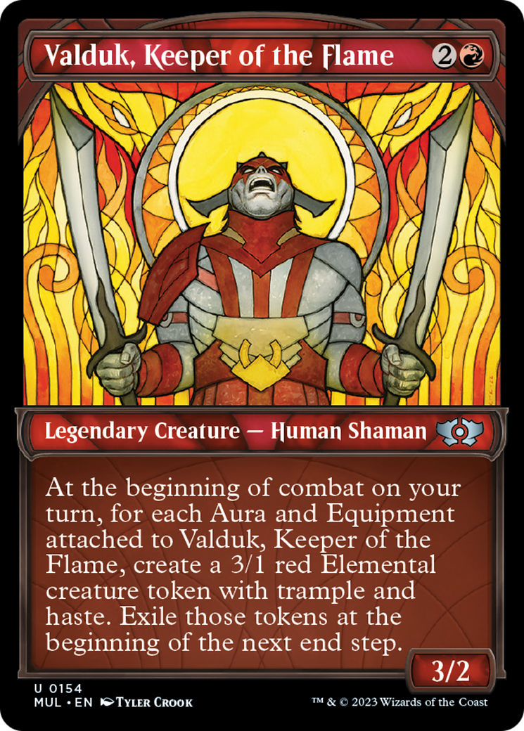 Valduk, Keeper of the Flame (Halo Foil) [Multiverse Legends] | Pegasus Games WI