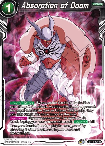 Absorption of Doom [BT15-138] | Pegasus Games WI