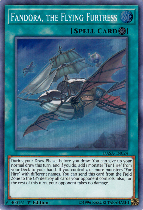 Fandora, the Flying Furtress [DASA-EN024] Super Rare | Pegasus Games WI