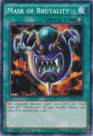 Mask of Brutality [BP03-EN137] Common | Pegasus Games WI